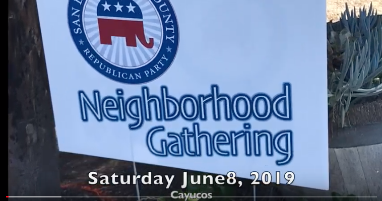 Great Event – D2 Neighborhood Gathering – Cayucos – June 8